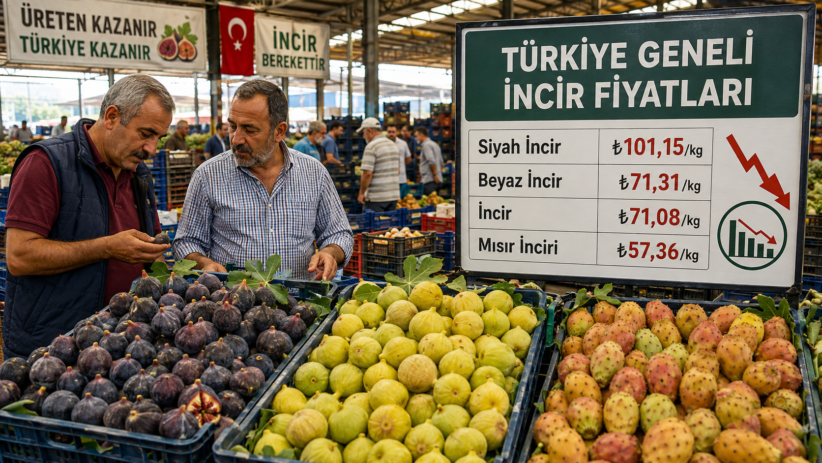 Türkiye geneli incir fiyatları bugün 26 Ağustos 2026