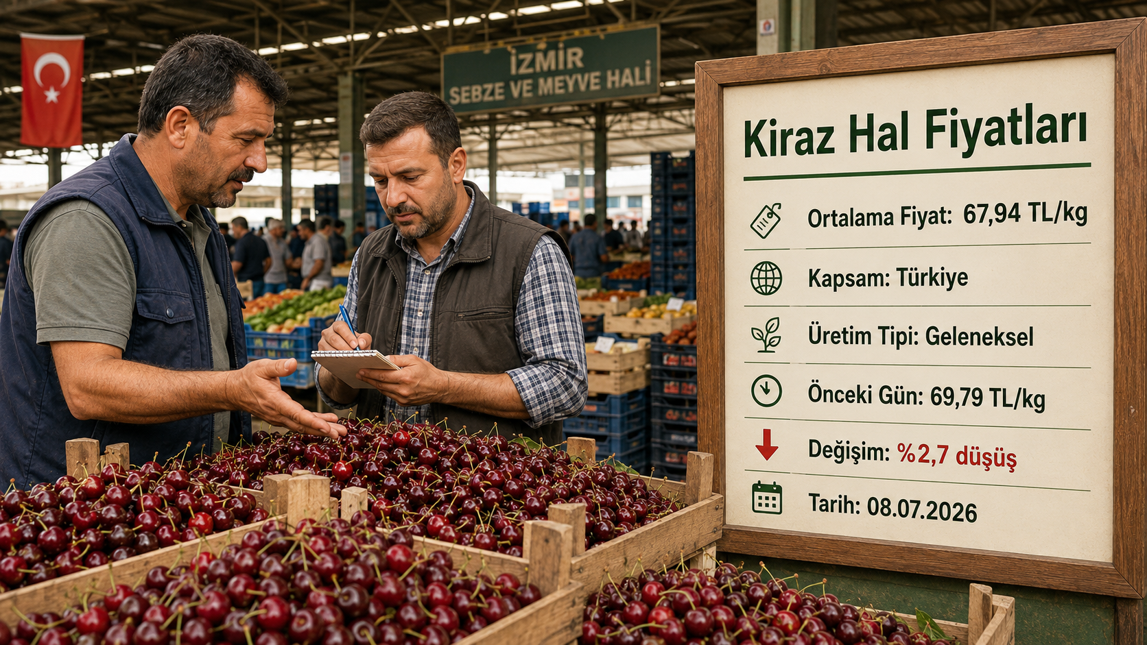 Bugün kiraz kg fiyatı